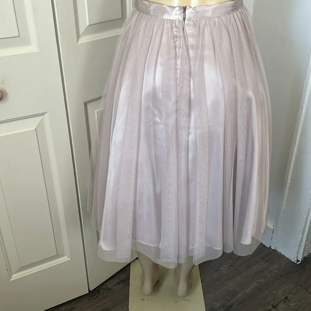 MARINA TulleElegant Cream Skirt